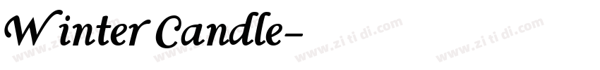 Winter Candle字体转换
